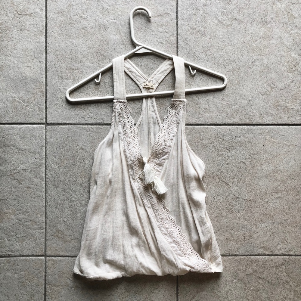Hollister Wrap Tie Tank Top